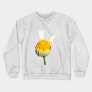 Hippie Flower Making Peace Sign Crewneck Sweatshirt